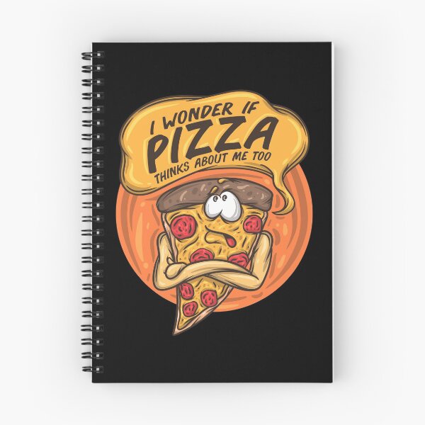 Item preview, I Wonder If Pizza Thinks About Me Too Fast Food Pizza Slice designed and sold by DoSt-997.