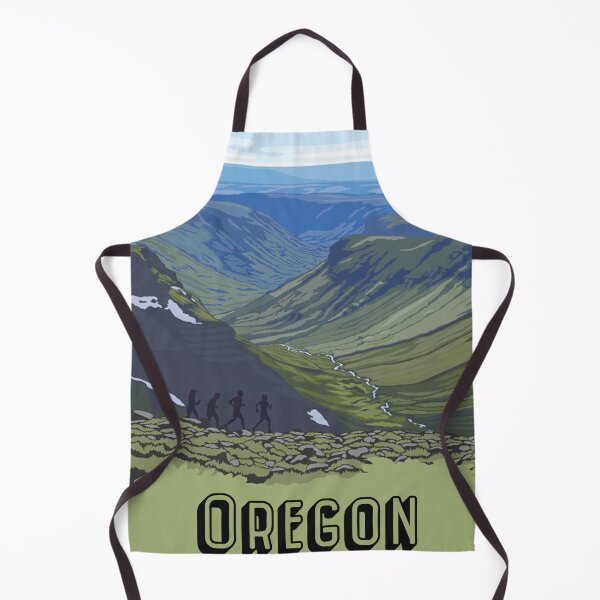 Item preview, vintage visit Oregon poster designed and sold by FloppyArts.