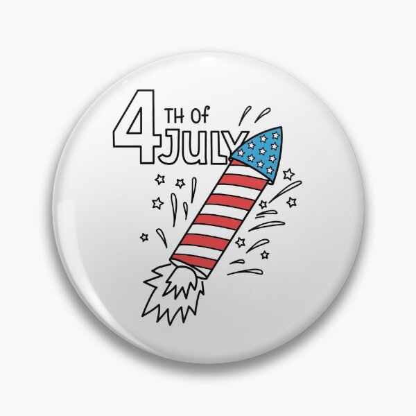 Item preview, 4th of July Fireworks Patriotic T-Shirt designed and sold by Pliskin-Design.
