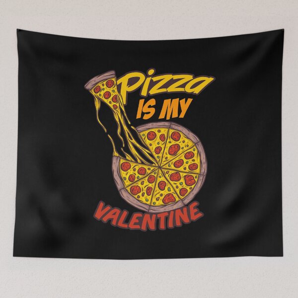 Item preview, Pizza Is My Valentine Funny Fast Food Slice Of Pizza Single designed and sold by DoSt-997.