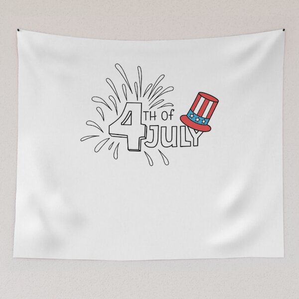 Item preview, 4th of July USA Hat Patriotic T-Shirt designed and sold by Pliskin-Design.