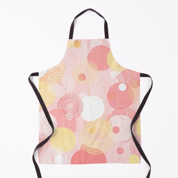 Item preview, Beautiful pink, white & yellow circle pattern. designed and sold by MJSemedo.