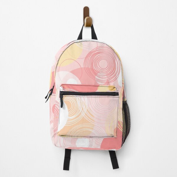 Item preview, Beautiful pink, white & yellow circle pattern. designed and sold by MJSemedo.