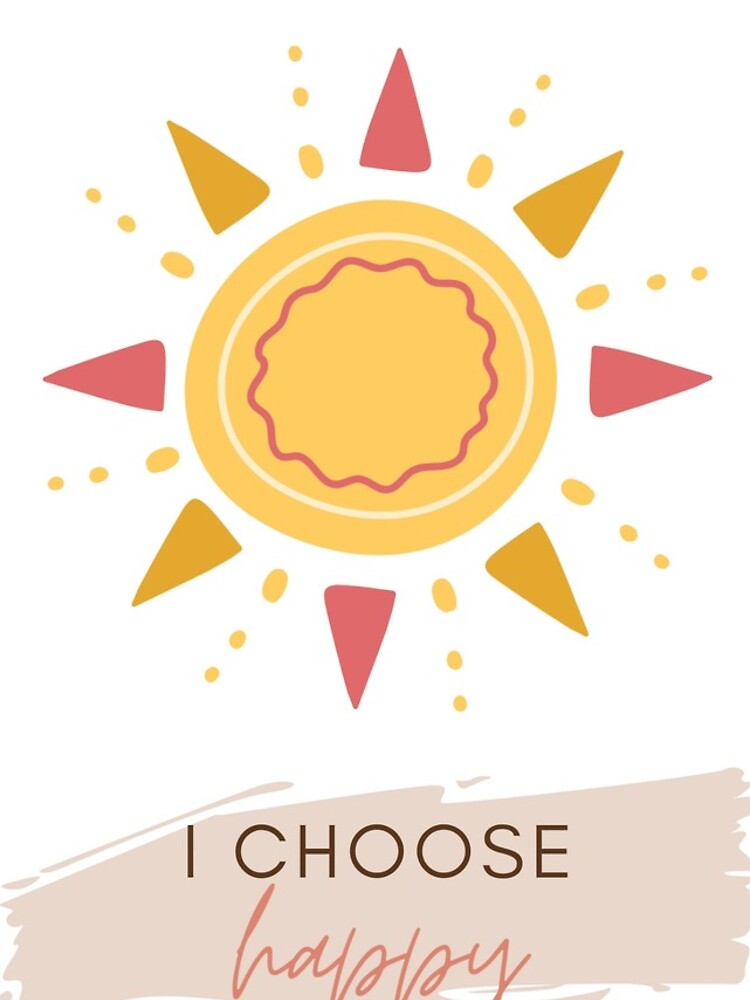 Thumbnail 4 of 4, iPhone Case, I Choose Happy designed and sold by R-SDesigns.