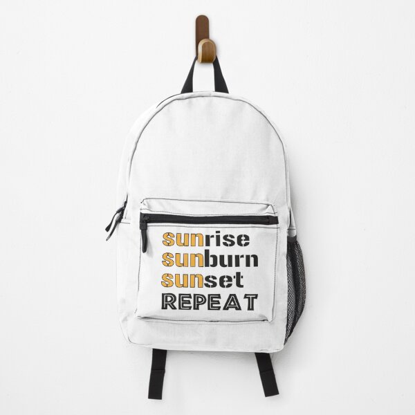 Item preview, Sunrise Sunburn Sunset Repeat Fun Cool Beaches Shirt designed and sold by bigfamilytee.