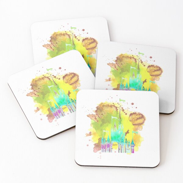 Item preview, Limegreen Watercolor Splash Castle designed and sold by digitaldoodlers.