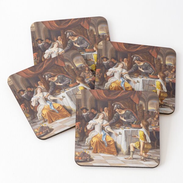 Item preview, The Banquet of Anthony and Cleopatra - Jan Steen designed and sold by brushandframes.