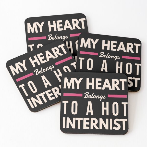 Item preview, My Heart Belongs To A Hot Internist. Internal Medicine Doctor design.  designed and sold by doctors-apparel.
