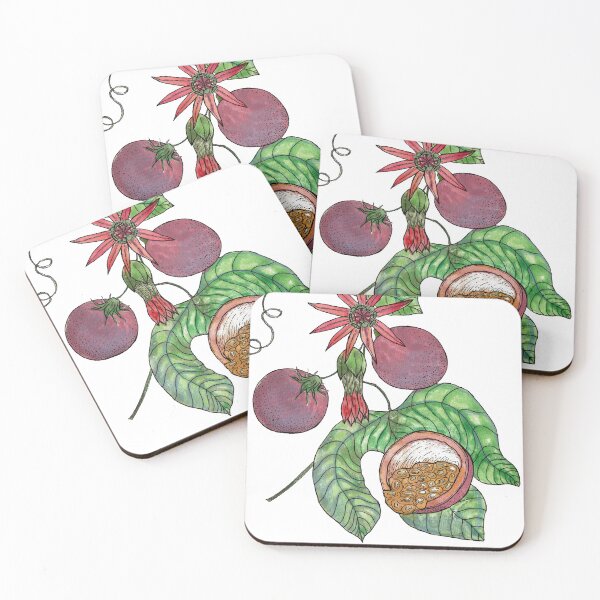 Item preview, Tropical maracuja passion fruit designed and sold by Milena Taranu.