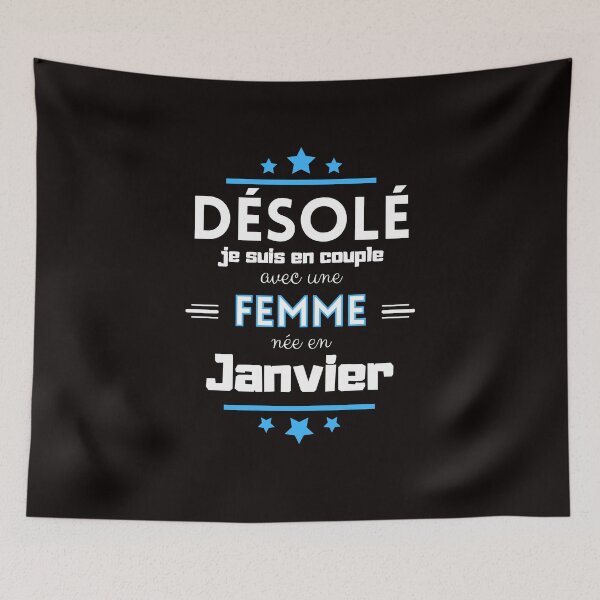 Item preview, Sorry I am in a relationship with a woman born in January designed and sold by Ydurand.