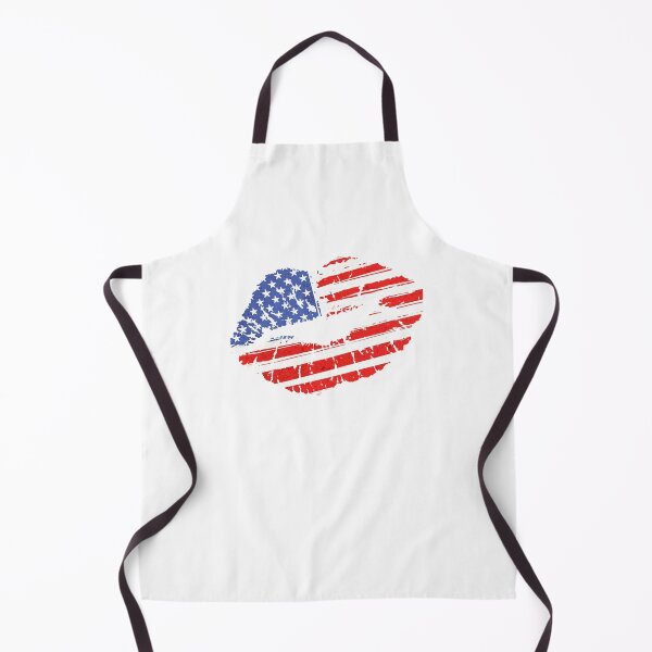Item preview, LIPS USA FLAG 4th of July Patriotic T-Shirt designed and sold by Pliskin-Design.