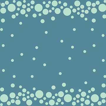 Artwork thumbnail, Mirrored Snowballs Pattern Winter Blue-Gray by Dream Big! by E. H.