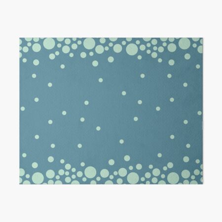 Item preview, Mirrored Snowballs Pattern Winter Blue-Gray designed and sold by Dream Big! by E. H..