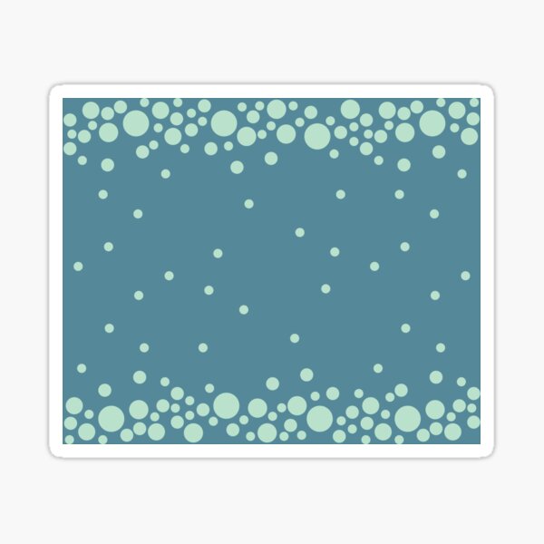 Item preview, Mirrored Snowballs Pattern Winter Blue-Gray designed and sold by Dream Big! by E. H..