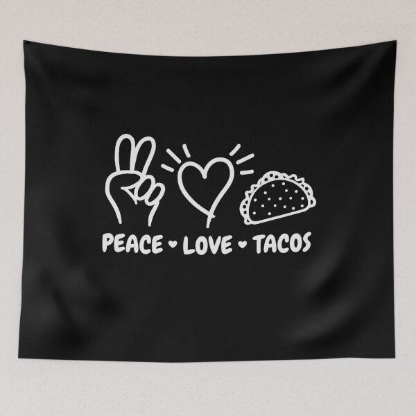 Item preview, Peace Love Tacos Shirt,Funny Tacos Tshirt,Tacos Lovers Tees,Mexican Tacos Lovers Shirt,Mexican Tacos Gift. designed and sold by Babe3955.