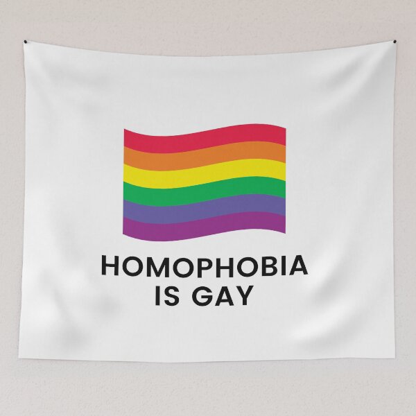 Item preview, Homophobia Is Gay designed and sold by jpremiumdesigns.