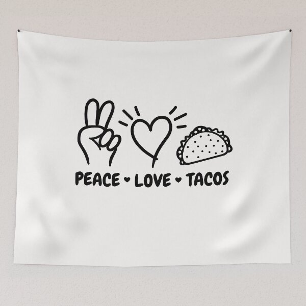 Item preview, Peace Love Tacos Shirt,Funny Tacos Tshirt,Tacos Lovers Tees,Mexican Tacos Lovers Shirt,Mexican Tacos Gift. designed and sold by Babe3955.