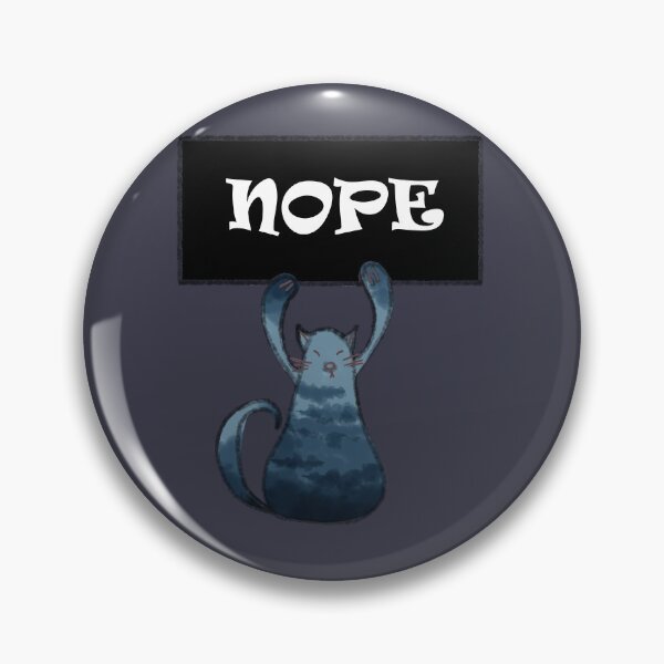Item preview, Cat - nope text designed and sold by Chino20.
