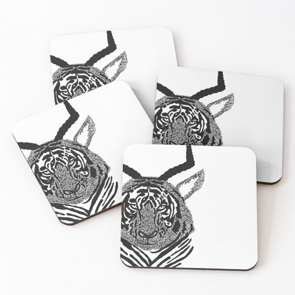 Item preview, Tiger antelope horns designed and sold by Milena Taranu.