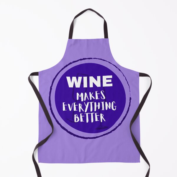 Item preview, Wine makes everything better blue wine badge designed and sold by Manoroma.