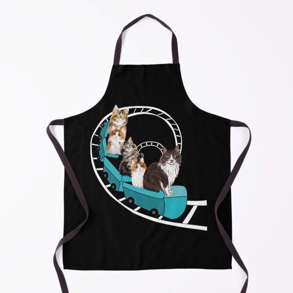 Item preview, Maine Coon Cat Lovers Cats Riding A Roller Coaster designed and sold by Ginger217.