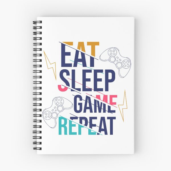 Item preview, Eat Sleep Game Repeat designed and sold by Fine Art California.