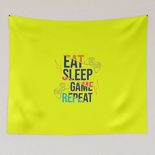 Item preview, Eat Sleep Game Repeat designed and sold by Fine Art California.