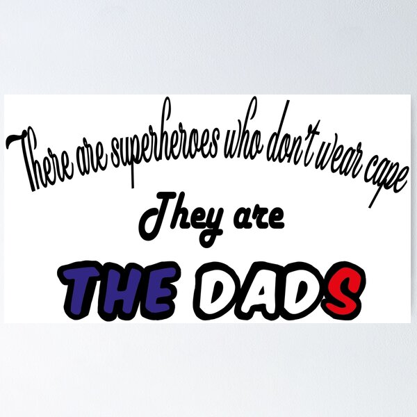 Item preview, superheroes without cape, the dads designed and sold by Aze99.