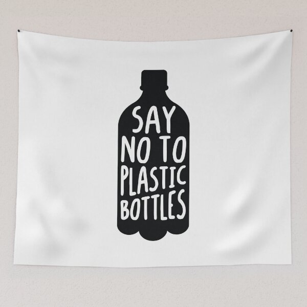 Item preview, No To Plastic Bottles Nature Appreciation designed and sold by Scratches Tees.