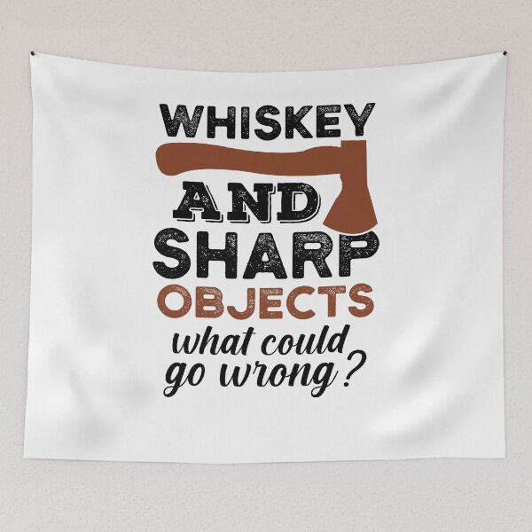 Item preview, Throw Darts Funny Axe Throwing designed and sold by Scratches Tees.