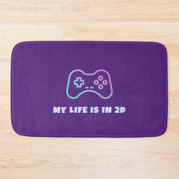 Item preview, My Life Is In 2D, Joystick, Gamer designed and sold by PandaSoul.