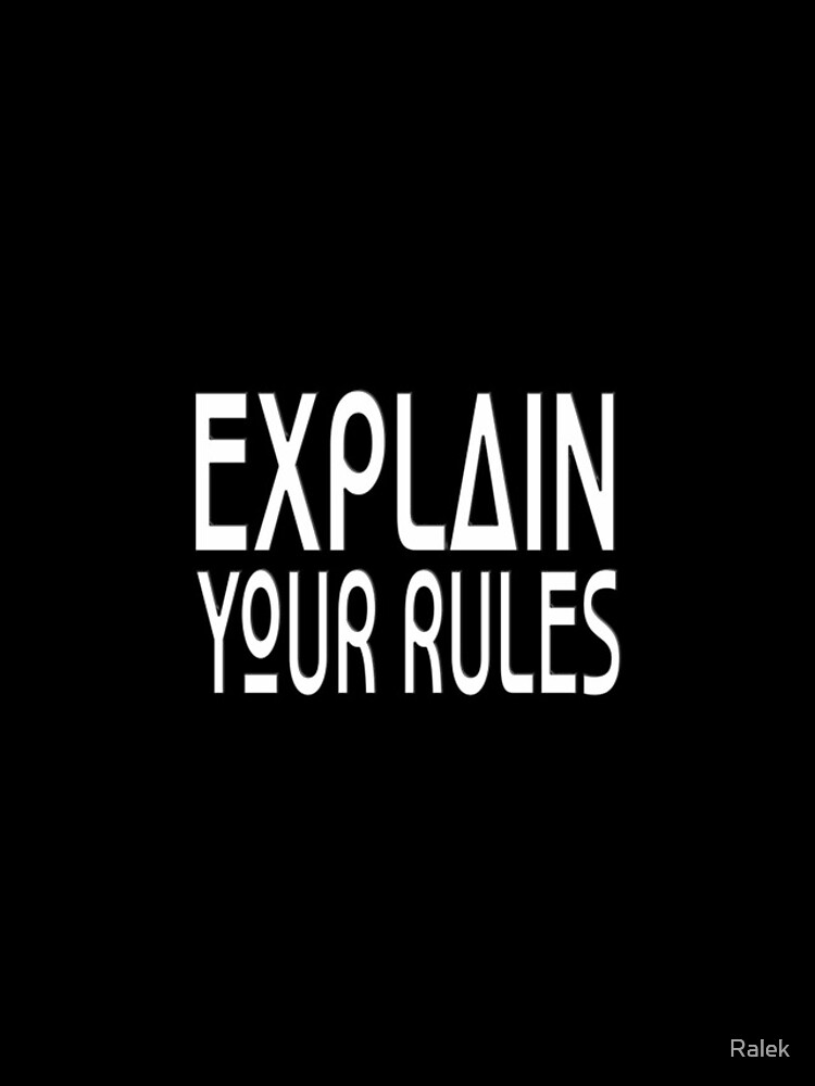 Thumbnail 4 of 4, iPhone Case, EXPLAIN YOUR RULES designed and sold by Ralek.