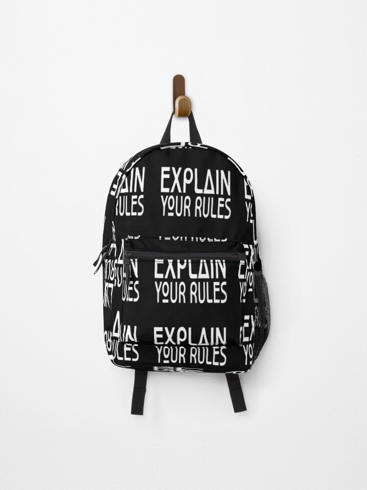 Thumbnail 1 of 3, Backpack, EXPLAIN YOUR RULES designed and sold by Ralek.