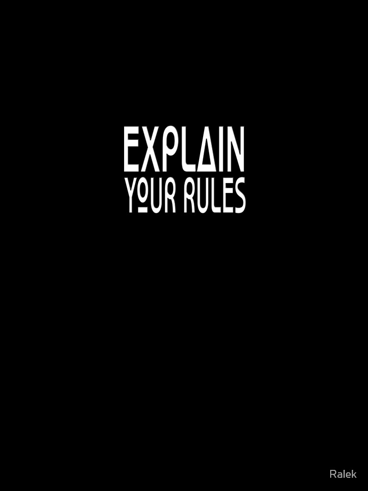 Thumbnail 5 of 5, A-Line Dress, EXPLAIN YOUR RULES designed and sold by Ralek.