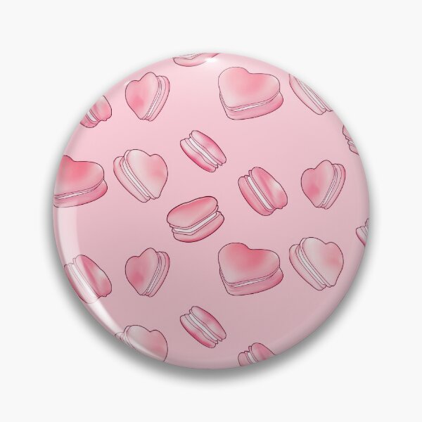 Item preview, Heart Macaroons Pattern designed and sold by VelvepeachShop.