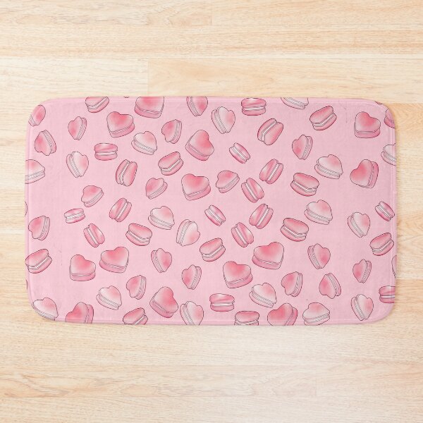 Item preview, Heart Macaroons Pattern designed and sold by VelvepeachShop.
