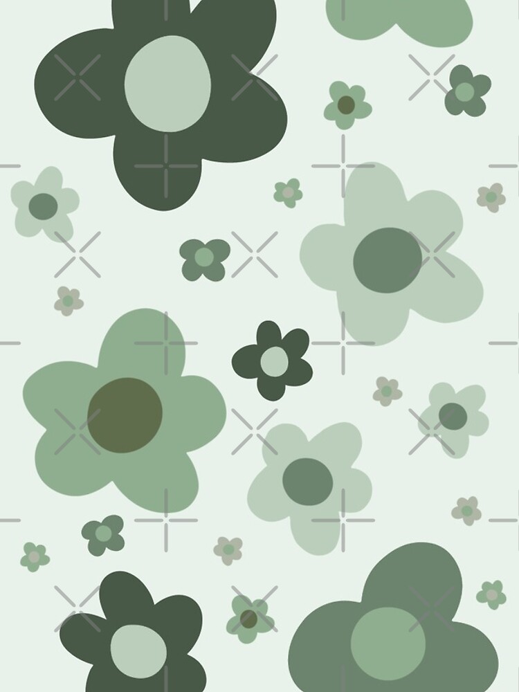 daisies green by selinasherman