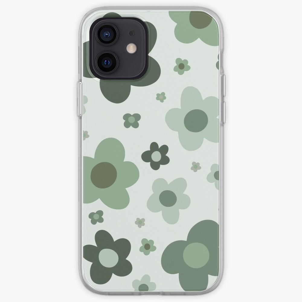 daisies green iPhone Case & Cover