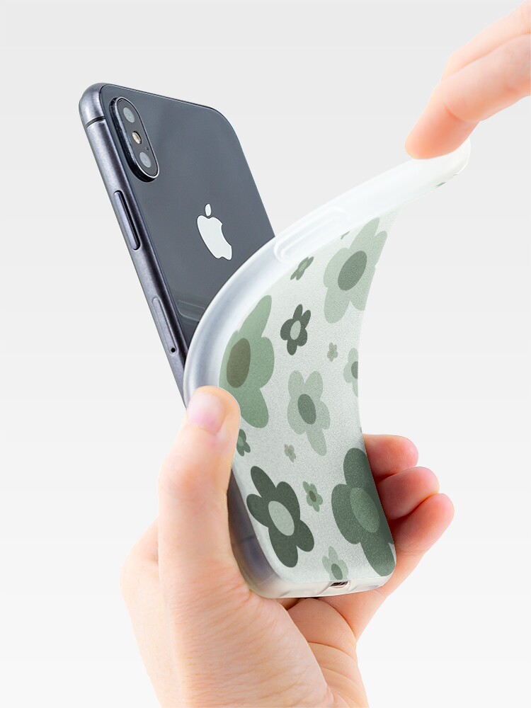 Alternate view of daisies green iPhone Case & Cover