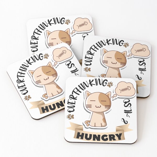 Item preview, Overthinking and also hungry designed and sold by dogcuddleralert.