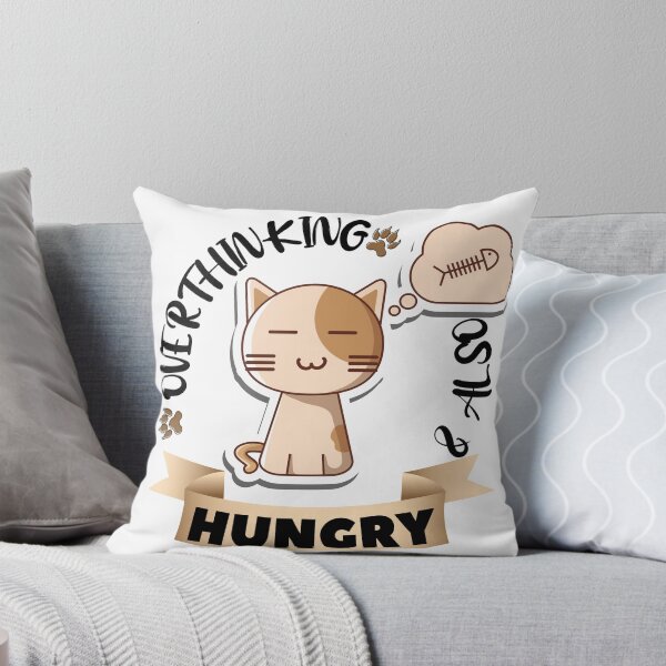 Aperçu de l'œuvre Overthinking and also hungry créée et vendue par dogcuddleralert.