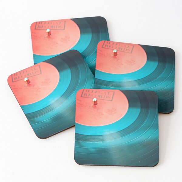 Aperçu de l'œuvre disque vinyle orange et bleu créée et vendue par N' ajjer.