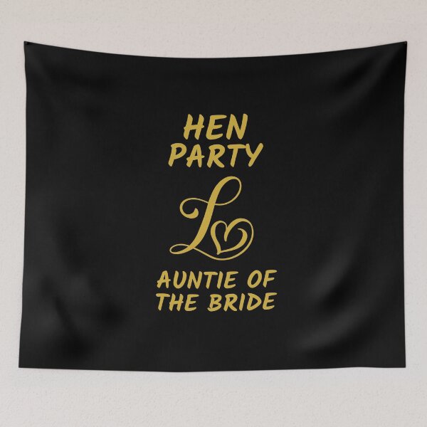 Item preview, HEN PARTY LOVE AUNTIE OF THE BRIDE designed and sold by kawrdesigns.
