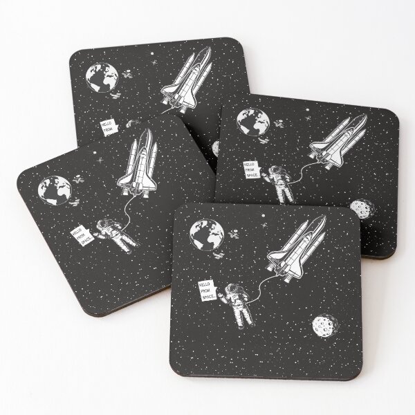 Artikelvorschau, lustige Raumfahrt, Astronaut, Hallo aus dem Weltraum entworfen und verkauft von E-KaLsshop.
