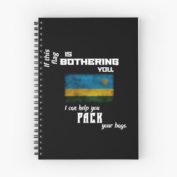 Item preview, Rwandan flag - pack your bags designed and sold by 2Girls1Shirt.