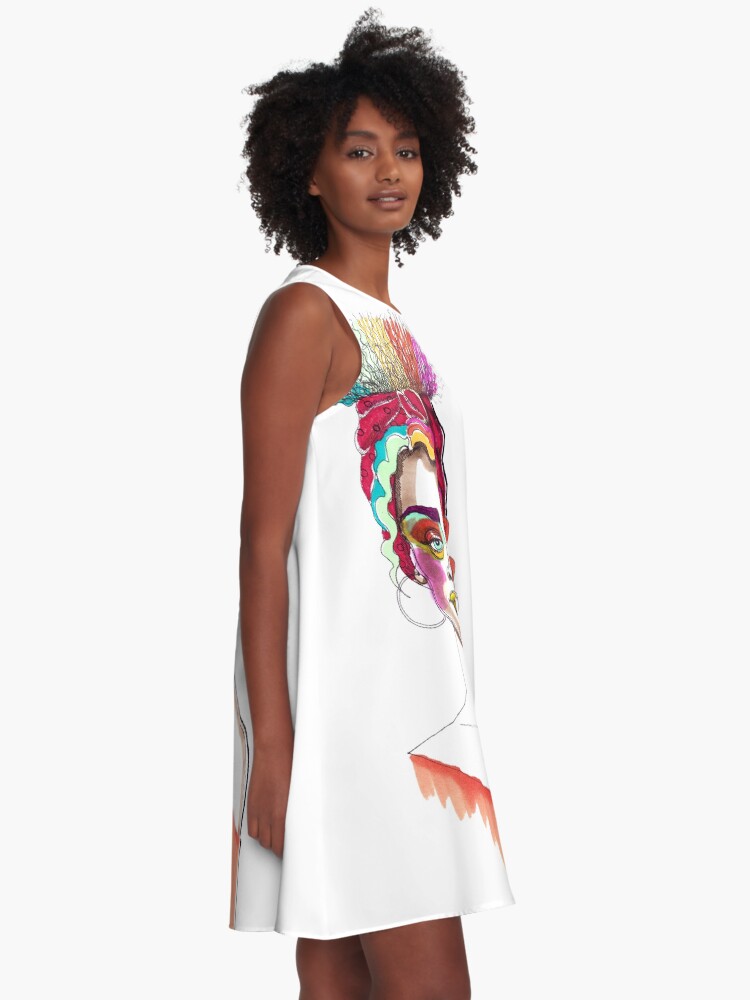Alternate view of Luscious Lips A-Line Dress