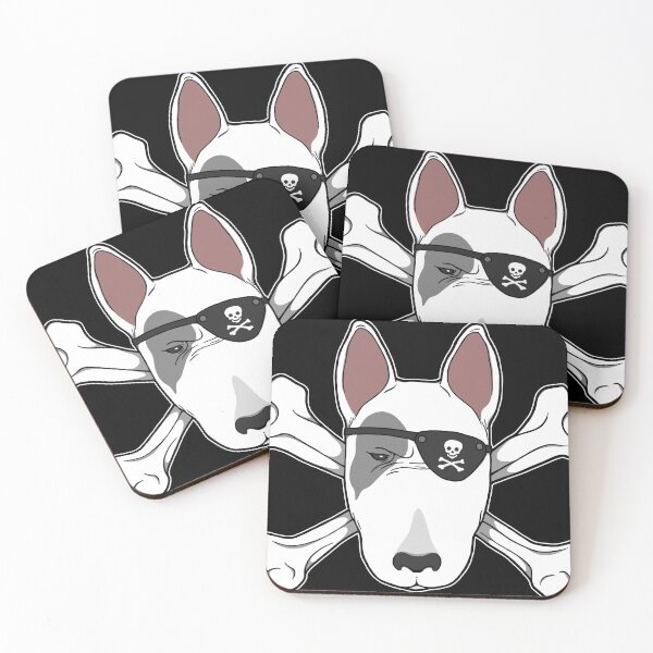 Item preview, Bull terrier pirate designed and sold by drizzd.