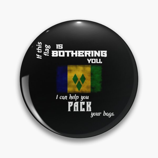 Item preview, Vincentian flag - pack your bags designed and sold by 2Girls1Shirt.