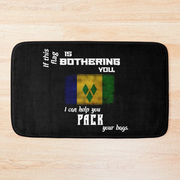 Item preview, Vincentian flag - pack your bags designed and sold by 2Girls1Shirt.
