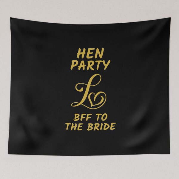 Item preview, HEN PARTY LOVE BFF TO THE BRIDE designed and sold by kawrdesigns.